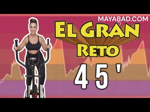 Clase completa ELIPTICA  -  Reto 45 minutos  |  video 1697 May Abad