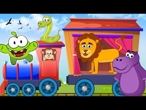 Learn Wild Animals With Toy Train | Toddler Learning Video | Learn With Om Nom