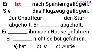 A1, A2, B1 - Deutsch lernen, #Grammatik, Deutsche Grammatik, #Perfekt, #Pronomen #deutschlernen