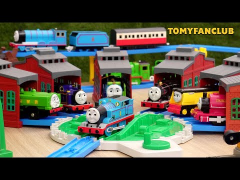 Thomas the Tank Engine☆ The Big Turntable and Wobbly Bridge