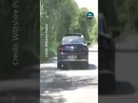 Dangerous driver causes van to flip off road | ITV News