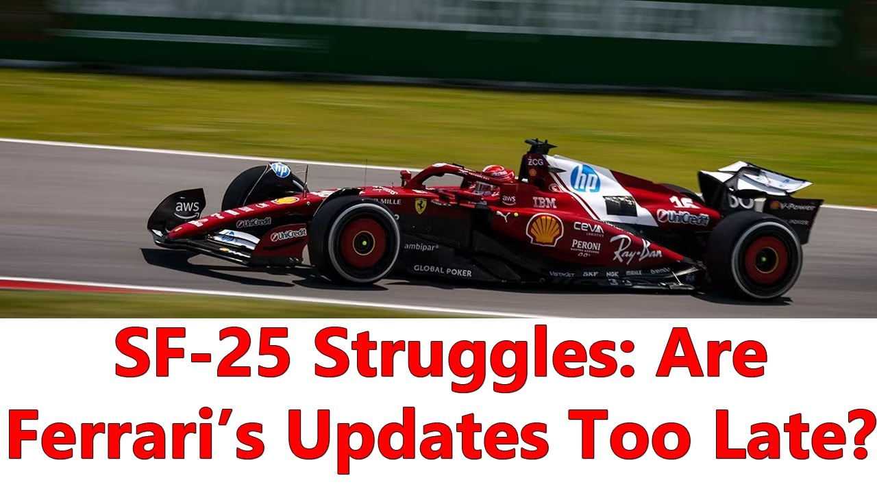 Why Ferrari faces setbacks with rear suspension and why SF25 fixes are late in challenging F1 season