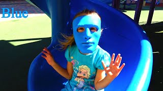 Colors song with colored faces