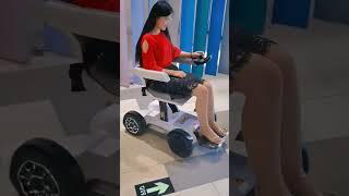 Product Link in Bio ( # 2430  ) ✅ Modern Foldable Electric Mobile Scooter Wheelchair