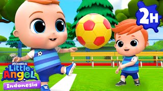 Main Sepakbola Cetak Gol! | Little Angel | Lagu Anak Favorit | Nursery Rhymes Indonesia