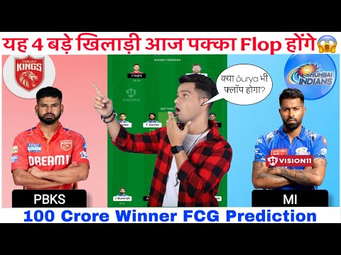 MI vs PBKS Dream11 Prediction, PBKS vs MI Dream11 Team, Dream11 Team of Today Match, Qualifier2