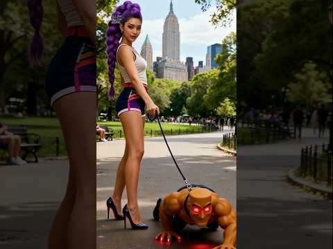 KPOP Demon Hunters Take the Brainrot for a Walk 🐾💅☕#tungtungtungsahur #rumi #ballerinacappuccina