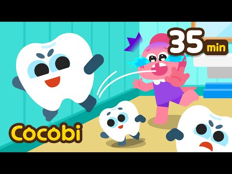 Oh, No! My Teeth are Running Away! + and More | Cartoon and Songs For Kids | Cocobi