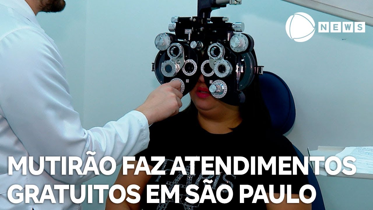 Mutirão faz atendimentos gratuitos em São Paulo