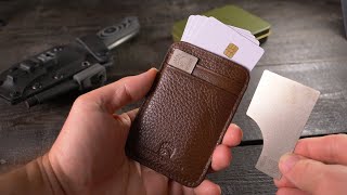 Wallet Hack: Sharpen Knives Anywhere, Anytime! (The Bear Essentials Field Sharpener Wallet)