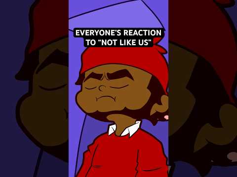 Everyone’s LITERAL REACTION to “NOT LIKE US” -  KENDRICK LAMAR #music #hiphop #rap #drake