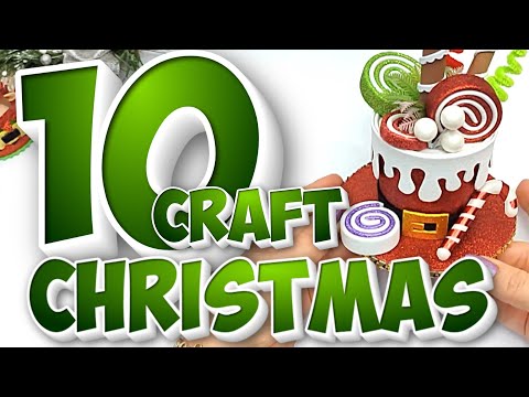 10 Incredible DIY Christmas Crafts 🎅 Fun & Festive Ideas for the Holidays!