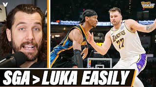 Shai Gilgeous-Alexander has proved he EASILY clears Luka Doncic as top-2 NBA player