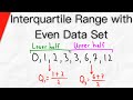 Interquartile Range and Quartiles
