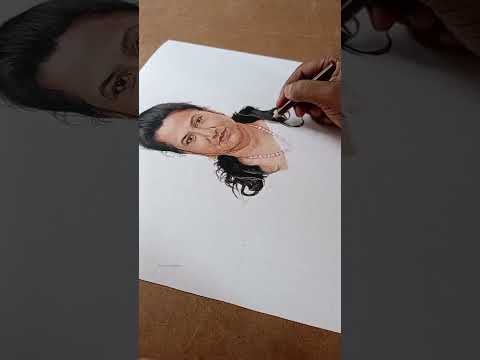 A3 size realistic portrait #dailyartwork #portrait #realisticportrait #pencilportrait #artist #art