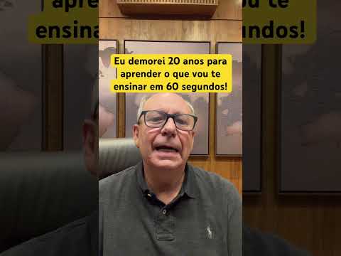 Assista até o fim. Pode mudar sua vida!
