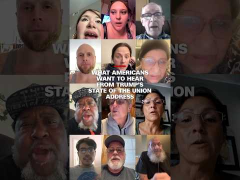 What Americans want to hear from Trump's State of the Union address