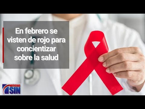 En febrero se visten de rojo para concientizar sobre la salud