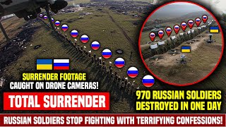 WAR HALTS HERE! Russian Soldiers Surrendered En Masse Raising the White Flag! Trenches are Empty