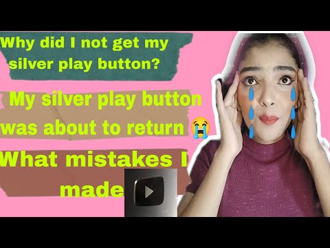 मेरा 🥈( Silver play button) सिल्वर प्ले बटन वापिस क्यों हो गया #silverplaybutton #youtube #youtuber