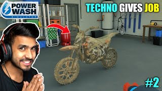 TECHNO GAMERZ GIVES A JOB TO CLEAN SUPER BIKE @TechnoGamerzOfficial