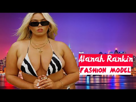 Alanah Rankin ✅ Plus Size Swimsuit Model | Plus Size Model Curvy Fashion | Bikini Model | Biography