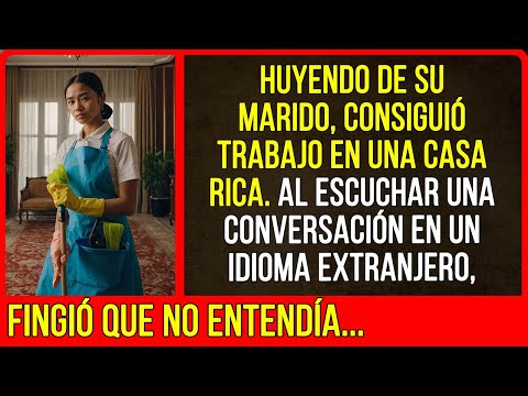 Huyendo de su marido, consiguió trabajo en una casa rica. Al escuchar una conversación...