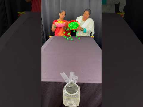 Money Roll Ball in Pot Challenge