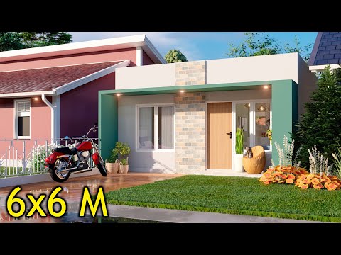 Casa de 6x6 Metros: Plano IDEAL para Familias Pequeñas