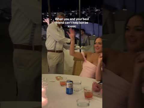 When you and your best friend can’t help but be iconic ?❤️#wedding #weddingreels #weddings #wegvideo