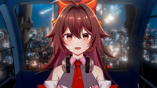 リアと観覧車デート、熱い祭りの後はのんびりお喋り！！一緒にゆったり過ごしませんか♪
