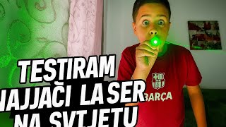 TESTIRAMO NAJJAČI LASER NA SVIJETU