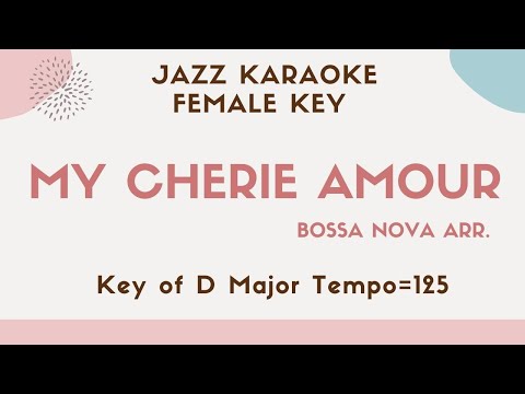 My cherie amour (Stevie Wonder) High quality Jazz Karaoke [Jazz Sing along with lyrics]