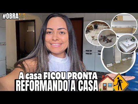 A CASA ESTÁ PRONTA 🙏🏻FIM DA REFORMA🏡 ficou tudo lindo😍