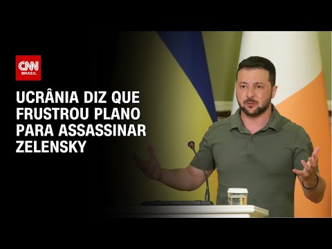 Ucrânia diz que frustrou plano para assassinar Zelensky | CNN PRIME TIME