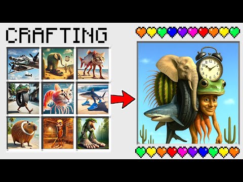 All Italian brainrot animals in Minecraft MEME #memes #funny