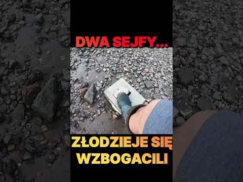 Dwa sejfy!!! Złodzieje się wzbogacili#detector #teledeteccion