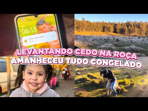 INVERNO RIGOROSO POR AQUI 🥶|| COMEÇANDO A ROTINA 06:00 DÁ MANHÃ + ROTINA MORANDO NO INTERIOR 👩🏻‍🌾💕