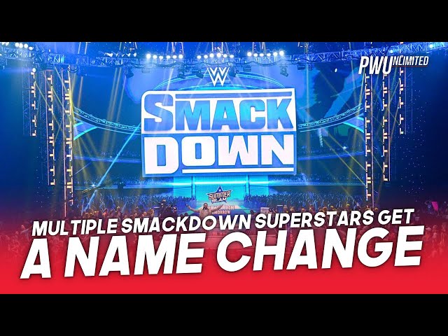 Multiple Smackdown Superstar Get Name Change, Big E Comments