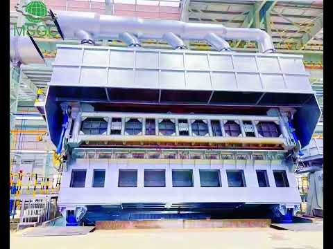 Titling type aluminum melting furnace