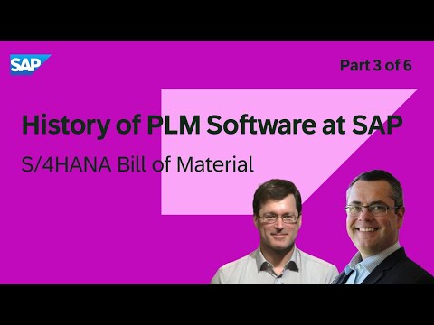 PLM Time Machine History of PLM Software at SAP P3 | SAP S/4HANA Bill of Material