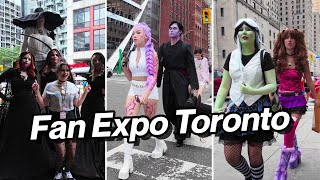 Toronto Fan Expo 2025 & Tourist Attractions Walk Around