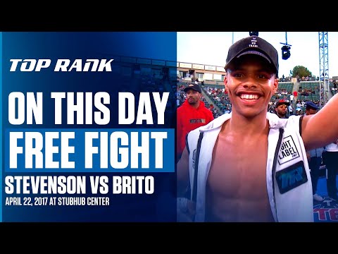 Shakur stevenson’s first ever fight as a pro | april 22, 2017