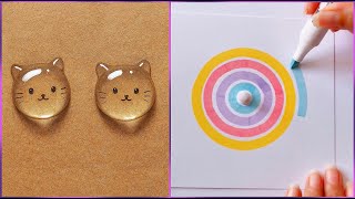 10 Art Hacks That Work Extremely Well  || Easy painting ideas for beginners  #drawing #art
