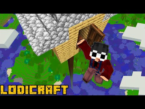 Moving My Friends House Into The Sky In Minecraft!