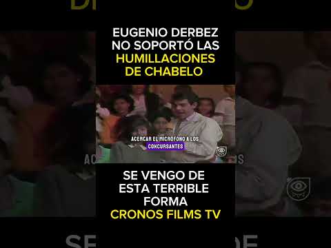 Eugenio Derbez no soportó las humillaciones de CHABELO y se vengo #eugenioderbez #chabelo #comedia