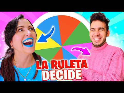 LA RULETA DECIDE EL COLOR por 24 Horas 😱 🔥 Sandra Cires Art y Harold Artist