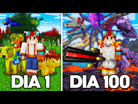 100 DIAS NO NOVO ORESPAWN DO MINECRAFT - CHAOS AWAKENS O FILME