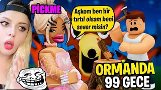 💋PİCKME Kız Oldum ORMANDA 99 Gece ERKOLARI TROLLEDİM! 😂💅🌲(Roblox)