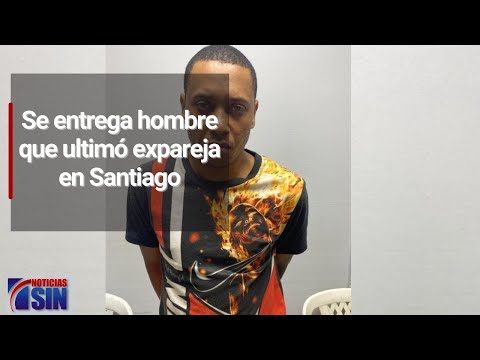 Se entrega hombre que ultimó expareja en Santiago